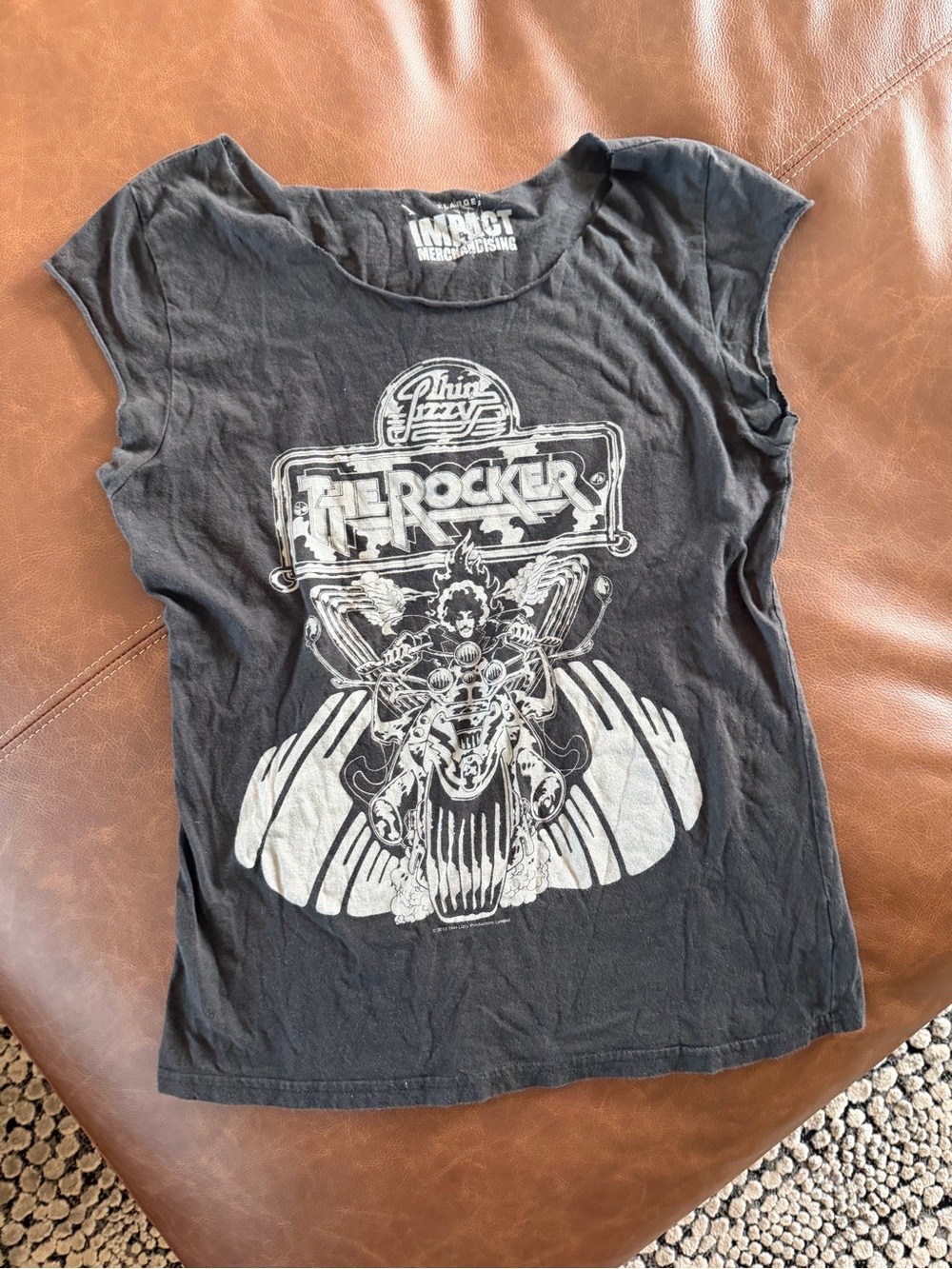 'The Rocker' Black Graphic Tee - Picture 2 of 3